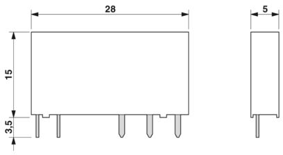 Phoenix Contact REL-MR-24DC/21 – Industrial Plug-In Relay, 1 CO Contact, 24 V DC Coil (Part No. 2961105)