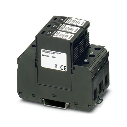 Phoenix Contact VAL-MS-EE-T1/T2-3+0-335 DIN-Rail Combined Type 1/2 Lightning & Surge Arrester 3-Phase 335 V