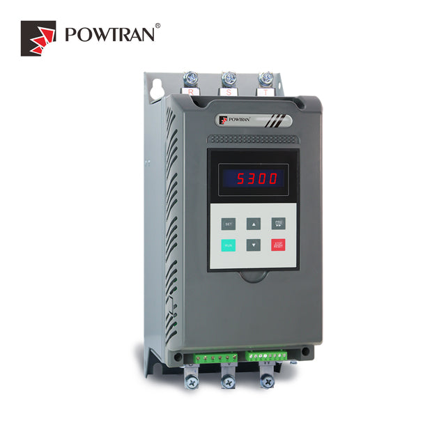 Powtran PR5300 022G3N 22 kW / 380–440 V 3-Phase Soft Starter — Intelligent On-Line Bypass Control