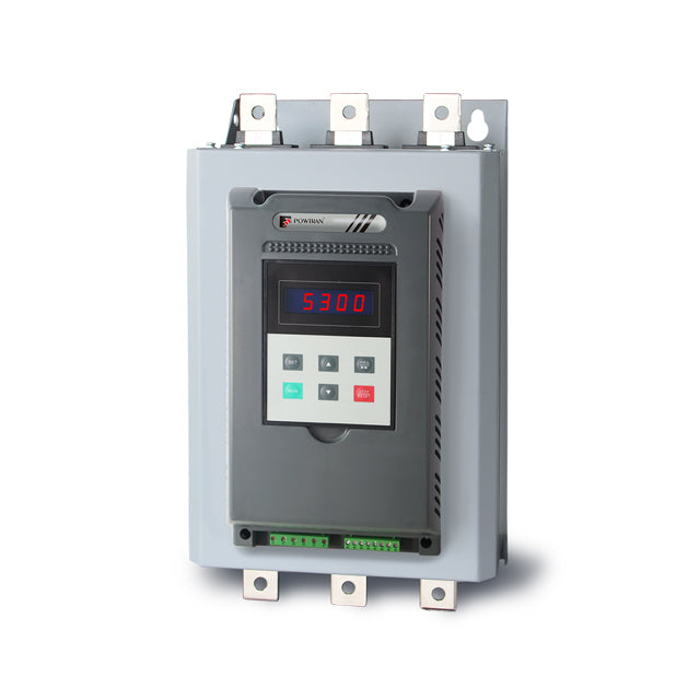 Powtran PR5300 037G3N 37 kW / 380–440 V 3-Phase Intelligent Soft Starter with Integrated Bypass