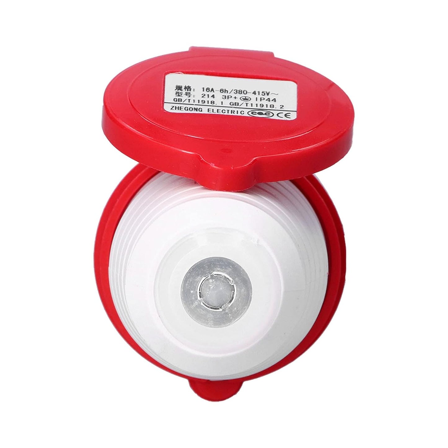 16A 4-Pin Industrial Plug & Wall Mount Socket (Male & Female) | IP44 | 3P+E Power Connector Set