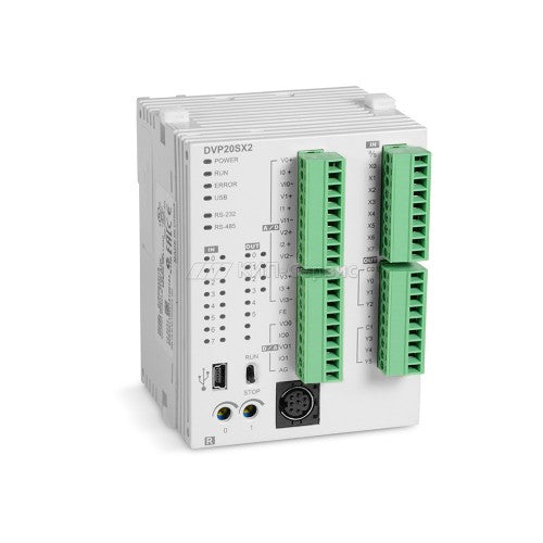 Delta DVP20SX211R – Advanced PLC with Analog I/O