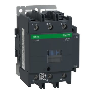 95A 3-Pole Contactor – Schneider Electric TeSys D LC1D95P7, 3NO, 230V AC Coil, AC-3 Rated, Up to 440V
