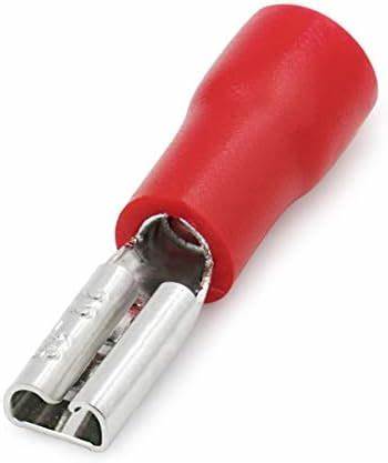 FDD1.25-187 Female Quick Disconnect Terminal – 0.5–1.5 mm² (22–16 AWG), Red Vinyl-Insulated