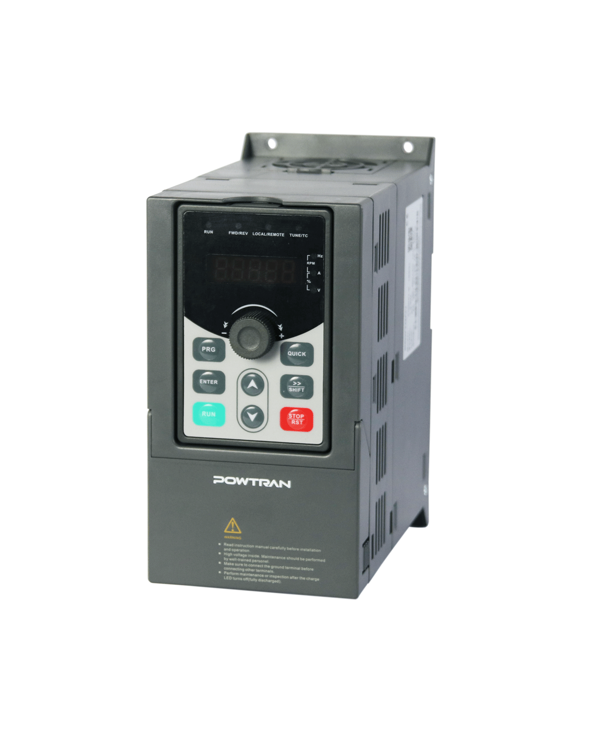 POWTRAN PI550-2R2G1 2.2kW VFD – 220V Single Phase Input to 220V Three Phase Output Variable Frequency Drive
