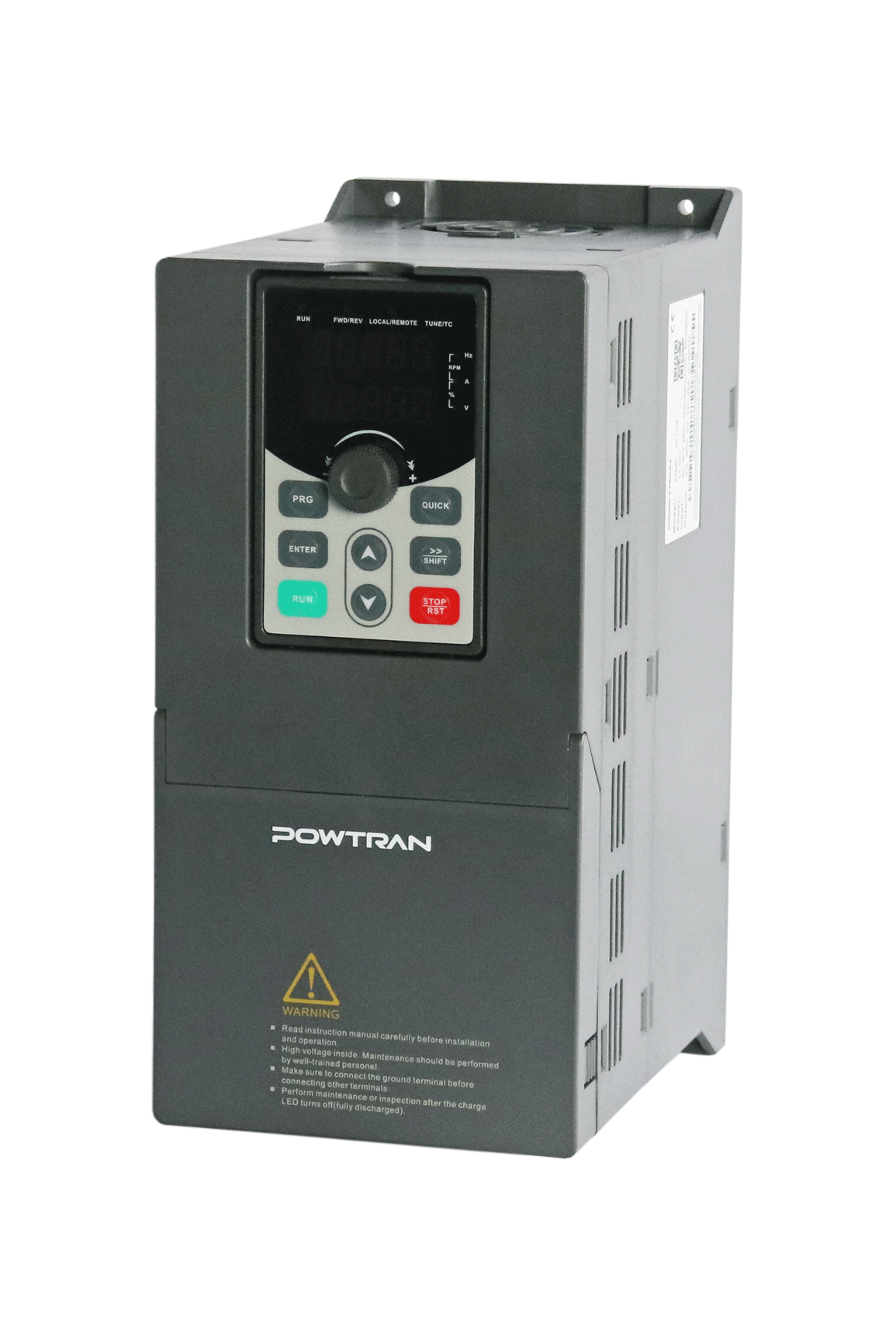 POWTRAN PI550-7R5G3 7.5kW VFD – 380V–440V Three Phase Input to Three Phase Output Variable Frequency Drive