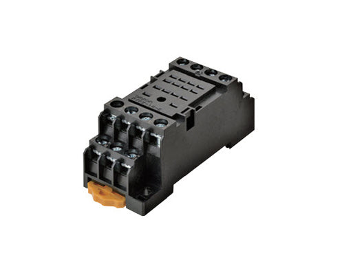 Omron PYFZ-14-E 14-Pin DIN Rail/Screw Relay Socket Base 6-10 A for MY4 Series