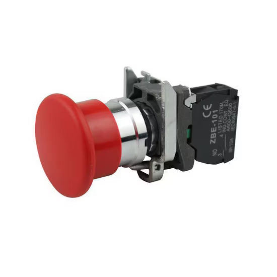 Emergency Stop Push Button – XB2-ES545, 40mm Mushroom Head, Twist Release, 22mm Panel Mount