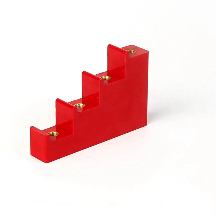 CT4-20 Red Epoxy Resin Step-Type Insulator Support – CT Series Busbar Spacer