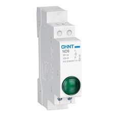 Chint ND9-1/B DIN Rail Indicator – 230V AC Green LED Pilot Lamp