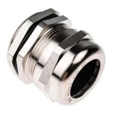 Steel Cable Gland – M37 × 1.5, Nickel-Plated Metal Gland for Industrial Cable Termination