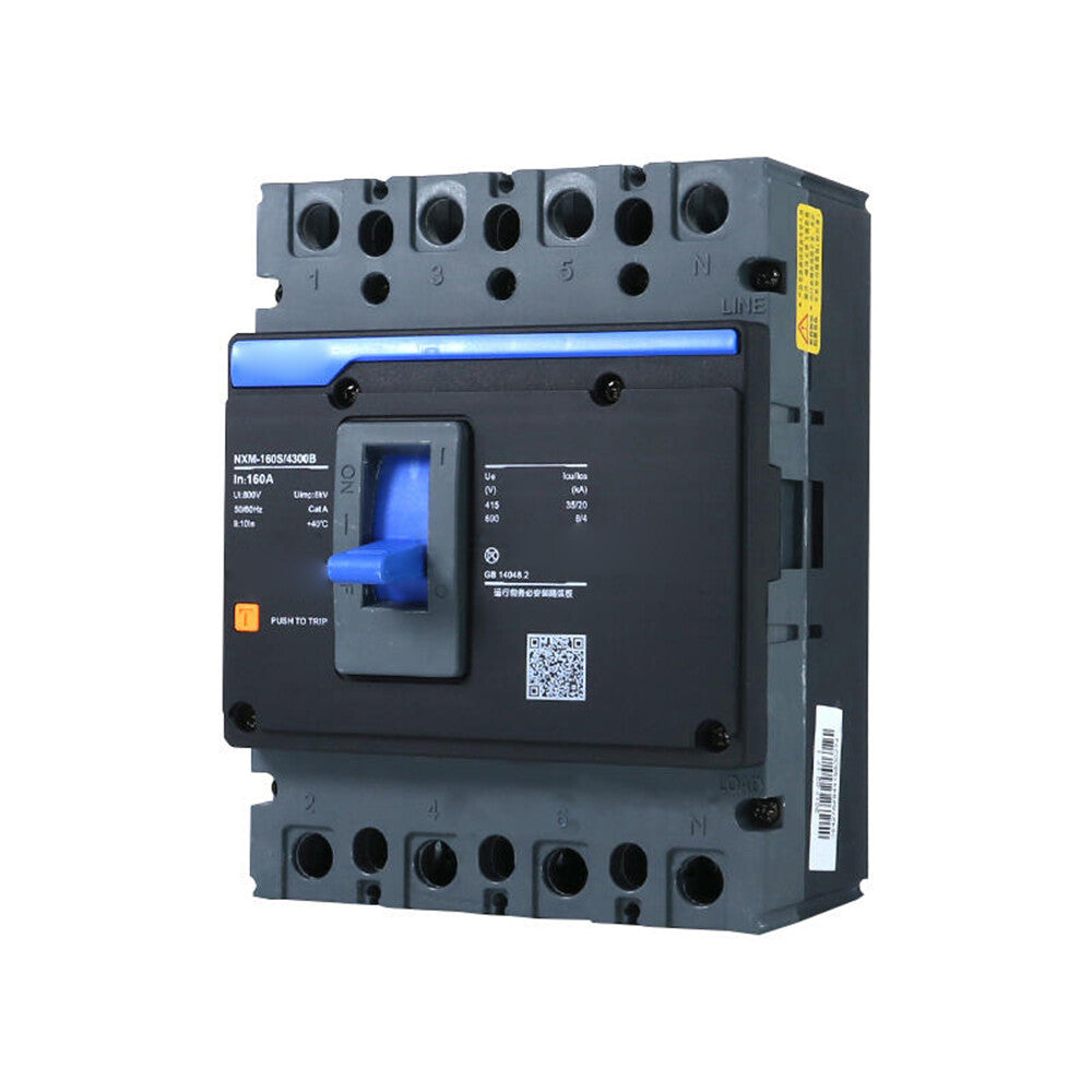 CHINT NXM-125S/4300 MCCB – 63A, 4P, 36kA Molded Case Circuit Breaker