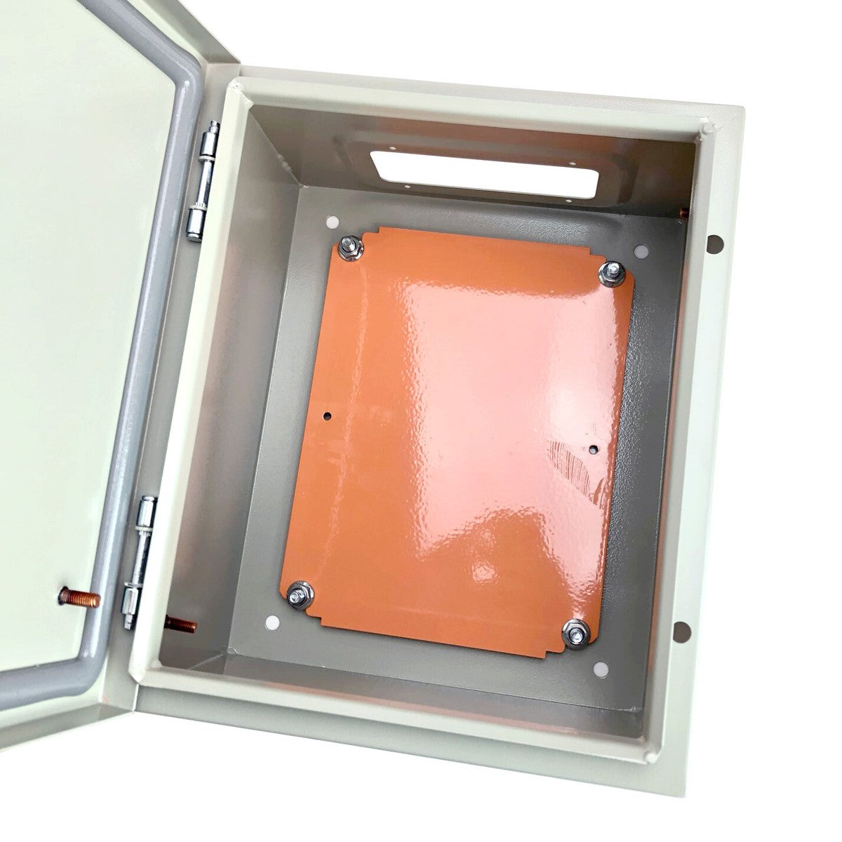 Mild Steel Electrical Enclosure Box – 400×300×200mm, Wall Mount, 1.2mm Body, 2.0mm Door, IP55, Powder Coated