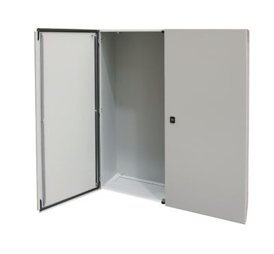 Mild Steel Electrical Enclosure – 1000×2200×600 mm, Floor Standing Cabinet, 1.5 mm Body, 2.0 mm Door, Powder Coated Finish, IP55 Rated