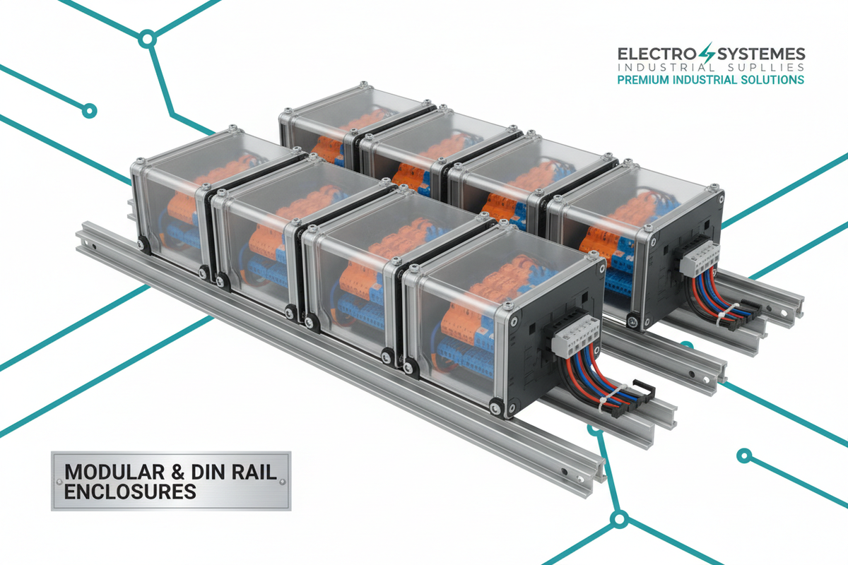 Modular & DIN Rail Enclosures Banner