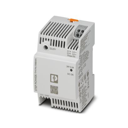 STEP3-PS/1AC/24DC/2.5/PT DIN Rail Power Supply 24V DC 2.5A 1088491