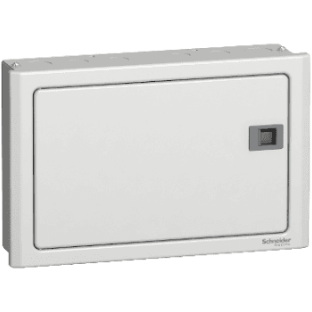 Schneider Electric Easy9 8-Way 1-Phase Flush Distribution Board – 100A, Empty (No MCBs)