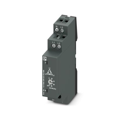 Phoenix Contact MR-ES-Ph-400 – Monitoring Relay for 3-Phase Voltages 400 V AC, Undervoltage/Overvoltage, Phase Failure, Phase Sequence, 1 Changeover Contact, Screw Connection (Item 1217806)
