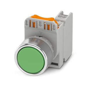 PHT22-FR-GN/PT10 Green Push Button 22mm 1NO Push-In Control Switch 1108217