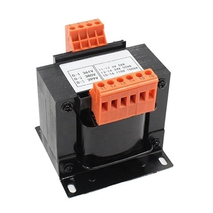 JKB5-100 Control Transformer - 230VAC Primary Input, Multi-Tap Secondary Output (12V/24V/110V), 100VA Power Rating, Single Phase Isolation Transformer