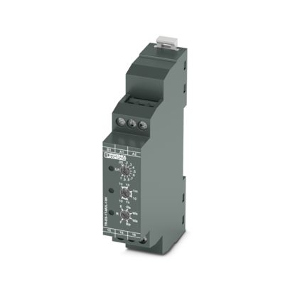 Phoenix Contact TR-ES-1T-MUL-10H – Multi-Function Timer Relay with 7 Functions and Adjustable Time Range (50 ms–10 h), Supply Voltage: 24–240 V AC/DC, 1 Change-over Contact with Screw Connection (Item 2909777))