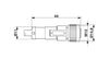 Phoenix Contact SAC-4P-2,0-PUR/M12FS – Sensor/Actuator Cable, 4-Pin, M12 Female Connector, 2 m, PUR Jacket (Part No. 1533576)