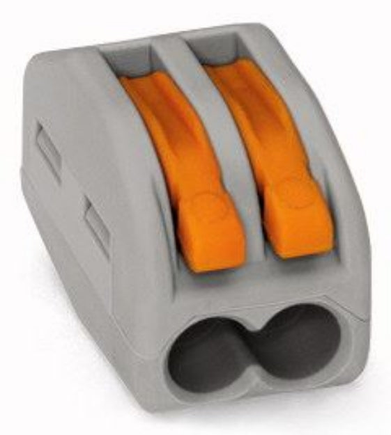 PCT-212 Quick Wire Connector – 2-Port Push-in Wiring Conductor Terminal Block (0.08–2.5mm²)