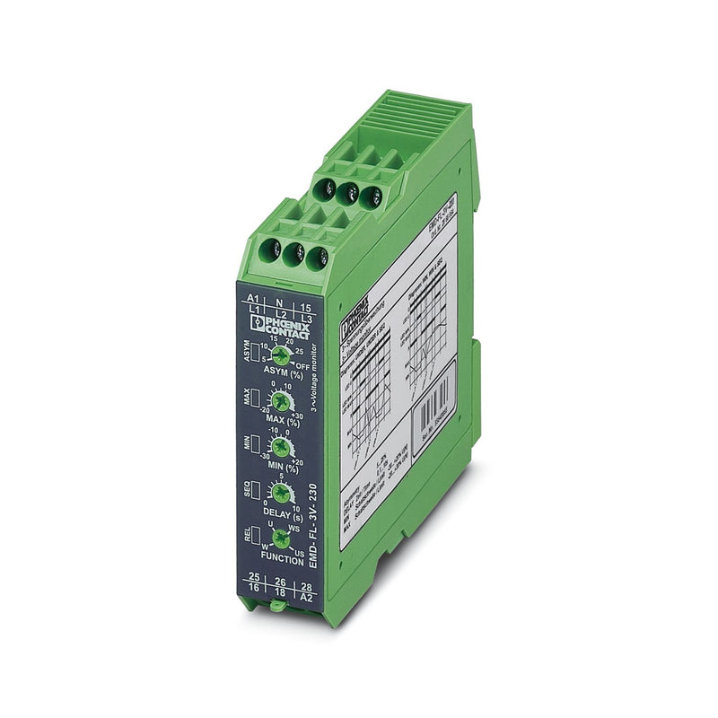 Phoenix Contact EMD-FL-PT543-230AC – Power Module, Pluggable, for EMD-FL, Supply 195–264 V AC (Item 2865294)