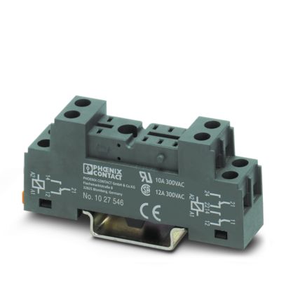 ECOR-1-BSC2-RT/2X21 – Relay Base for 2-Pole Industrial Relays | Phoenix Contact (Part No. 1027546)