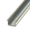 Phoenix Contact NS 35/15 UNPERF 2000MM – Solid DIN Rail, Unperforated, Zinc-Plated Steel, 35 × 15 mm, 2 m (Part No. 1201714)