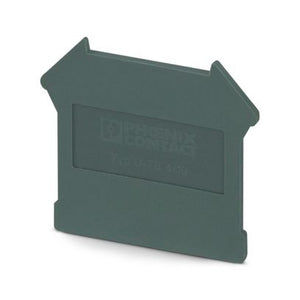 D-TB 4-10 End Cover for Terminal Blocks Dark Gray Insulation Plate 3059809