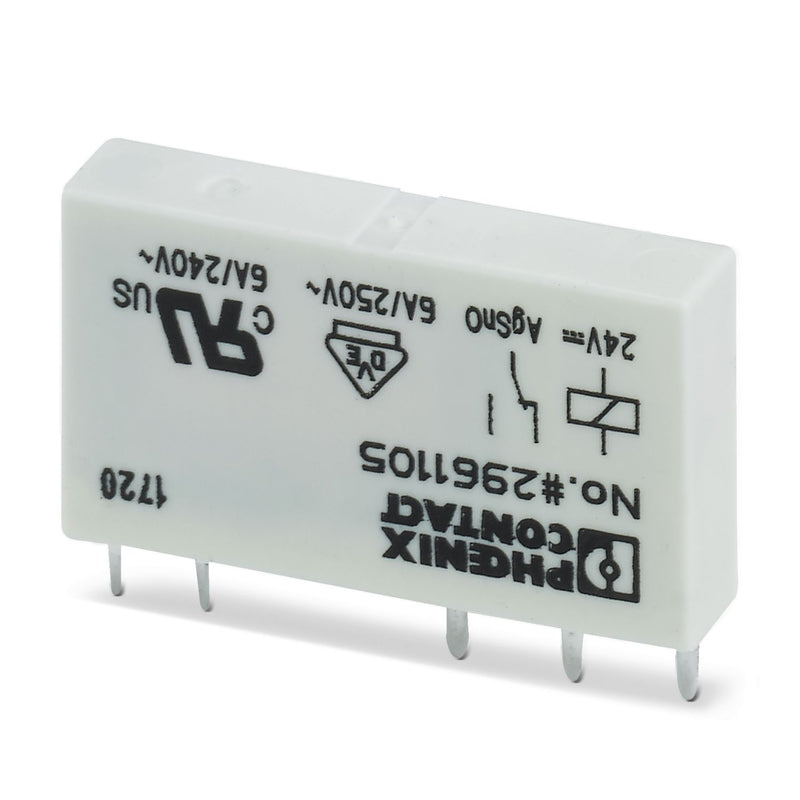 Phoenix Contact REL-MR-24DC/21 – Industrial Plug-In Relay, 1 CO Contact, 24 V DC Coil (Part No. 2961105)