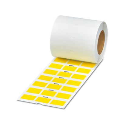 Phoenix Contact Label EML (26.5X17.5)R YE – Roll, Yellow, Unlabelled, Adhesive, THERMOMARK ROLLMASTER 300/600, THERMOMARK X1.2, THERMOMARK ROLL 2.0, THERMOMARK ROLL X1 (Item 0816896)