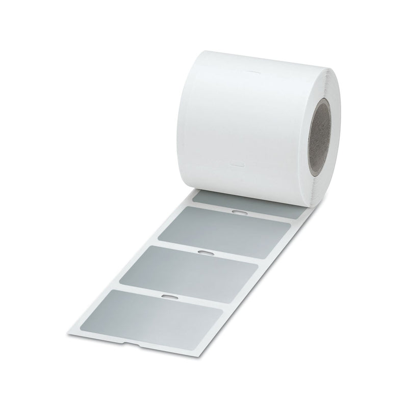 Phoenix Contact EML-HA (100X90)R SR – Heavy-Duty Label for Rough Surfaces, 100 × 90 mm, Silver (Part No. 0830736)