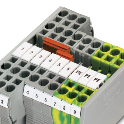 Phoenix Contact FBS 2-5 – 2-Position Plug-In Bridge for Terminal Blocks, Red (Part No. 3030161)