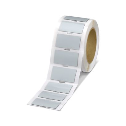 Phoenix Contact EMLP (60X30)R – Label, Roll, Silver, Unmarked, Can Be Labelled with THERMOMARK E.300 (D)/600 (D), THERMOMARK ROLL 2.0, THERMOMARK ROLL X1, THERMOMARK ROLLMASTER 300/600 (Item 0801729)