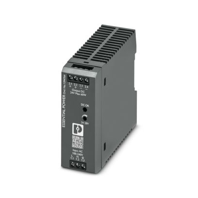 Phoenix Contact PS-EE-2G/1AC/24DC/60W/SC – DIN Rail Power Supply 24 V DC / 60 W (Single-Phase Input)