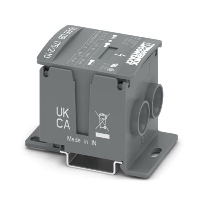 Phoenix Contact TB-EE-DB 175/2+10 DIN Rail Distribution Block 175 A 12-Way Screw Terminals