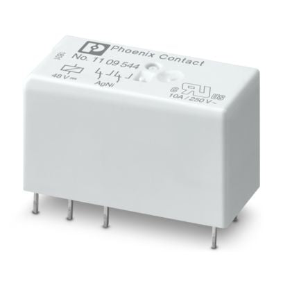 Phoenix Contact REL-MR-BL/48 DC/21-21 (Item 1109544) – Plug-in Miniature Power Relay, 48 V DC Coil, 2 Change-over Contacts
