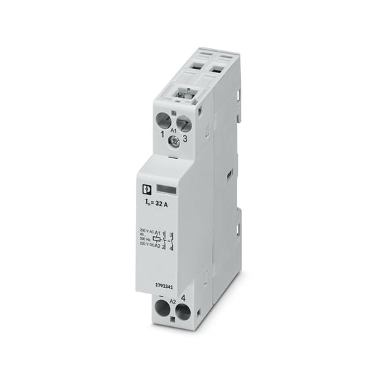 Phoenix Contact CBL-SC-24UC/20/32A Installation Contactor — 24 V UC Coil (AC/DC), 2-Pole (2 NO), 32 A DIN-Rail Modular Contactor (Art. No. 1791348)