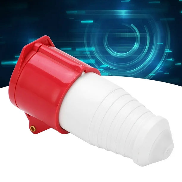 16A 4-Pin Industrial Socket | IP44 | 3P+E Wall or Panel Mount Socket