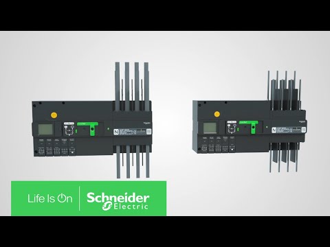 Schneider Electric TA16D4L1254TPE TransferPact Active Automatic Transfer Switch – 125A, 4P, LCD, 400VAC