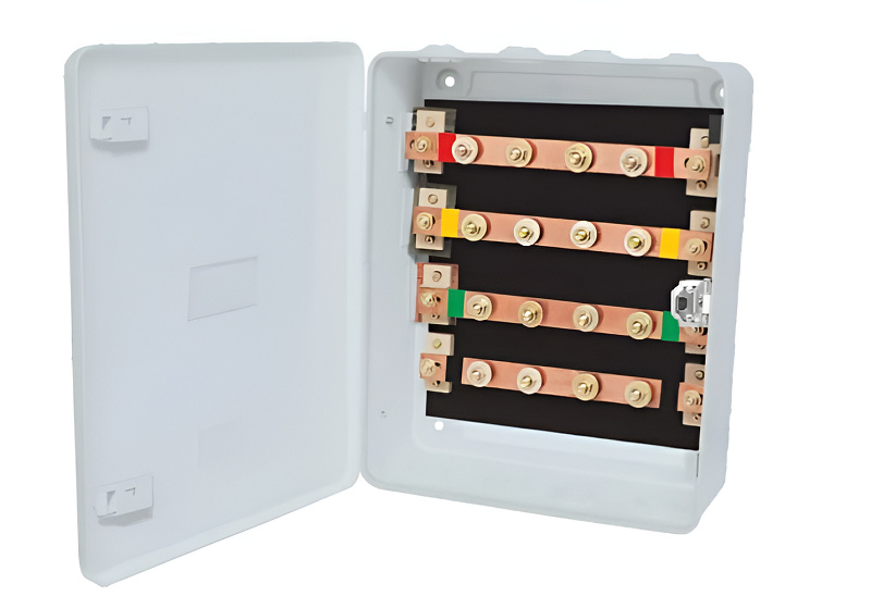 250 A Copper Busbar Chamber (3-Phase + Neutral) – Robust High-Current Distribution Enclosure