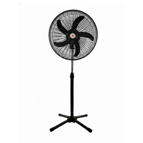 BINOKA AMS26 26" Heavy Duty Industrial Standing Fan — Powerful 3-Speed Metal Blade Pedestal Fan with Adjustable Height & High-Velocity Airflow