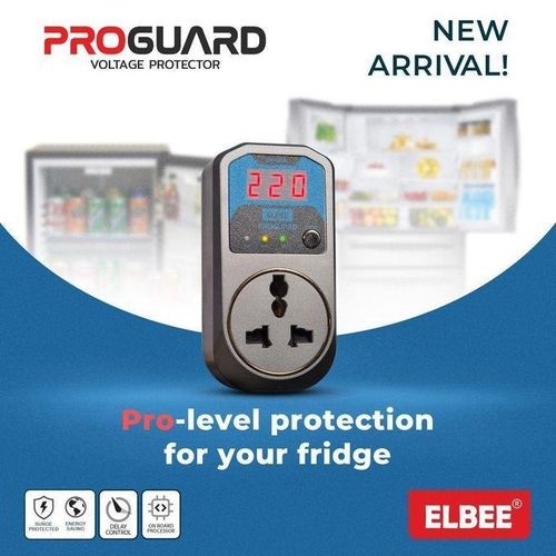 ProGuard Digital Voltage Fridge Guard – Automatic Voltage Protector for Refrigerators and Appliances