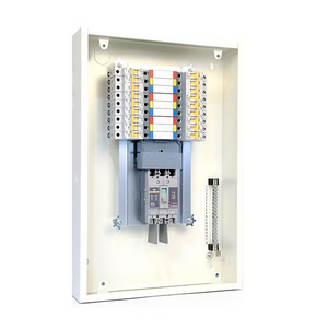 UNO 4 Way Three Phase Distribution Board – 3P 160/200A UNO MCCB Incomer, Complete with 4 UNO 3P MCB Outgoers