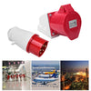 16A 5-Pin Wall-Mount Industrial Plug & Socket (Male & Female) – IP44 | 400V (3P+N+E)