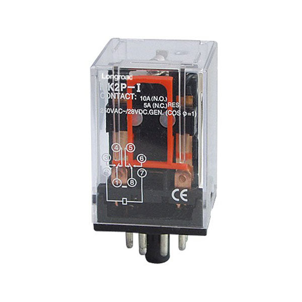 UNO Electromagnetic Relay 8-Pin 220V AC Coil Plug-In Control Relay for Automation