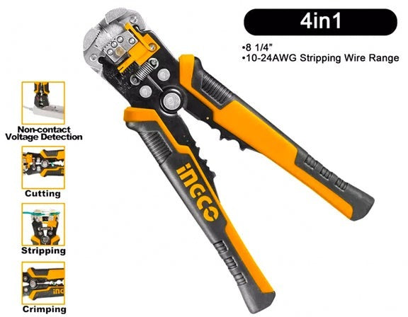 HWSP102429 Intelligent Voltage Detecting Wire Stripper