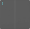 Midea 2 Gang 2 Way Switch Grey